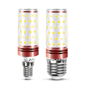 LED Corn Light Bulbs E14 E27 Screw Base Lamp 12W 16W 18W 220V Tricolour Dimming - Picture 1 of 17