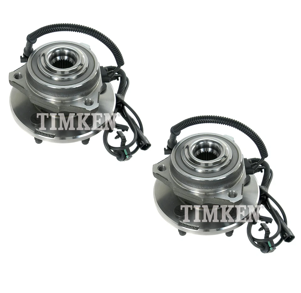 Juego de pares de 2 cojinetes de rueda delanteros Timken y kit de buje para Jeep Liberty 4x4 4 ruedas ABS Foto 1 de 1