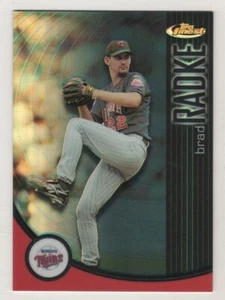 2001 Topps Finest Refractor #083 Brad Radke Minnesota Twins ###/499 BV$4 #83 - Picture 1 of 1