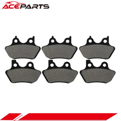 F & R Brake Pads For Harley-Davidson Classic EFI FLSTCI Heritage Softail 2001-06 - Image 1 of 2