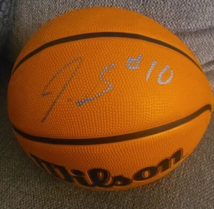 JABARI SMITH JR SIGNED NBA BASKETBALL NBA DRAFT 2022 HOUSTON ROCKETS COA+PROOF   - Picture 1 of 4