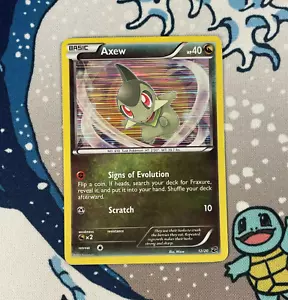 Axew 12/20 Holo Rare Black & White Dragon Vault Pokemon Card 2012 LP/NM - Picture 1 of 3