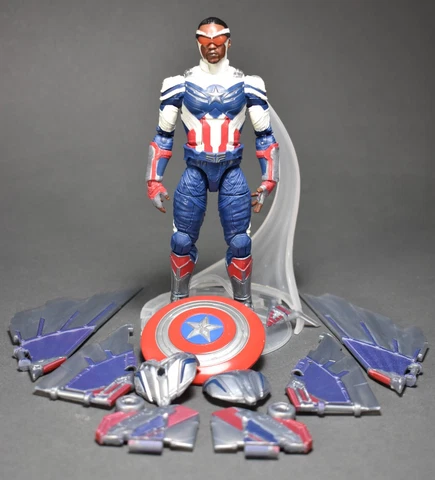 FALCON/CAPTAIN AMERICA & FLIGHT GEAR - MARVEL LEGENDS DISNEY+/PLUS BAF Cover