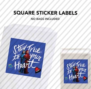 12 Descendants 4 2.5" Sticker Label Bag Treat Box Party Favor Birthday Red - Picture 1 of 2