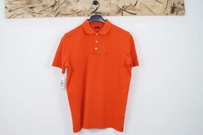 Polo HUGO BOSS De Algodón Pima Usado Talla S (SA1016) Naranja Hombre Verano - Imagen 1 de 3