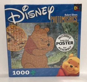 DISNEY WINNIE THE POOH ROBERT SILVERS PHOTOMOSAICS 1026 PIECE PUZZLE SEALED NEW - Picture 1 of 6