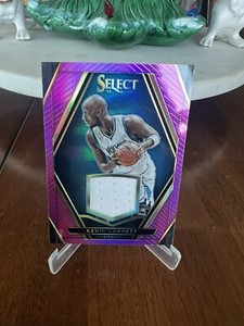 Kevin Garnett Select Swatches Purple Prizm 2015-16  /99 Game Worn!