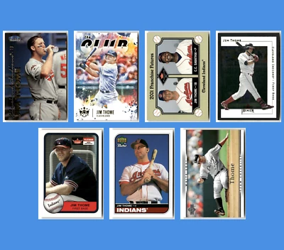 Jim Thome - 7 Card Lot - Cleveland Indians & White Sox - Inserts & Tributes - Image 1 of 4