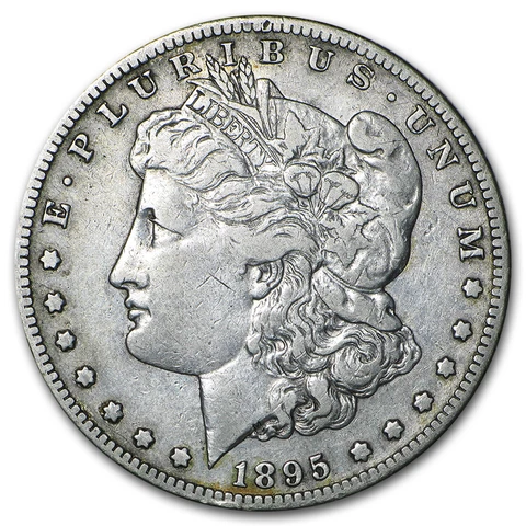 1895-S Morgan Dollar VF Cover