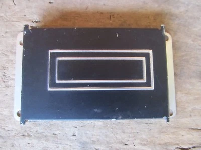 1965 Chrysler Newport New Yorker ? Clock Delete Plate Clock Block Off Plate - Image 1 of 2