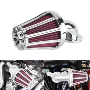 Motorcycle Replacement Air Cleaner Intake Filter For Harley Touring Softail 17+ - Picture 1 of 10