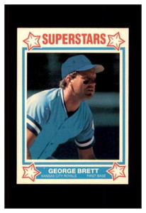 1989 Superstars GEORGE BRETT #9 kansas Royals