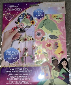 Disney Princess Hanging Mobile Pop Out Assemble Mulan Ariel Tiana NEW - Imagen 1 de 8
