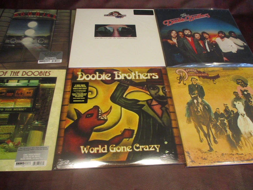 DOOBIE BROTHERS VERIFIED AUDIOPHILE 3 LP 180 GRAM SET + 3 ORIGINAL OR BEST OF - Image 1 of 1