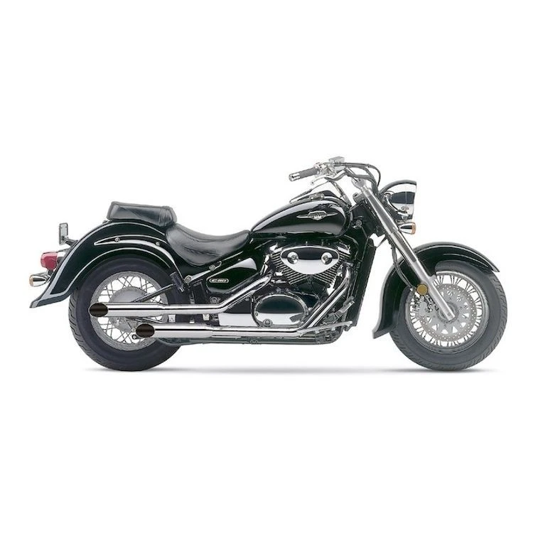 Cobra 3167SC Chrome Slashcut Cruiser Exhaust Mufflers, Volusia 800/C50/M50/01-09 - Image 1 of 1