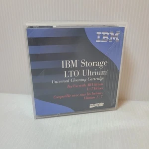 IBM LTO UNIVERSAL CLEANING TAPE CARTRIDGE #35L2086 - Brand New Open Box - Photo 1/4