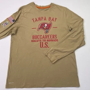 Camiseta Nike Tampa Bay Buccaneers Salute To Service para hombre L manga larga cosida - Imagen 1 de 12