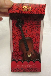 Unused BG Broadway Gifts Co Christmas Ornament Violin in Box Unused 5" Cello - Picture 1 of 8