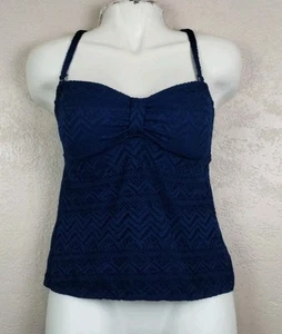 Top de baño Catalina bandini de ganchillo liso para mujer talla M 8/10 - Imagen 1 de 13
