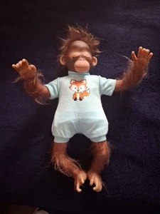 Ashton Drake Truly Real " Frankie " Vinyl Twin Monkey Puppe - Bild 1 von 15