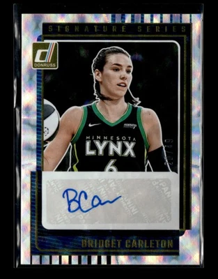 Bridget Carleton 2025 Panin Donruss WNBA Signatures Series Holo Frame 20/49 - Image 1 of 2