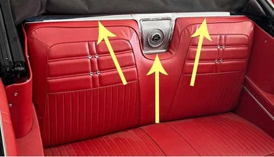 61 62 63 64 Oldsmobile Pontiac Buick Convertible Speaker Grille Housing and Trim - Image 1 of 4