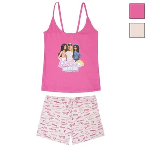 Pigiama Barbie donna ragazza estivo corto in cotone leggero 7080 - Picture 1 of 13
