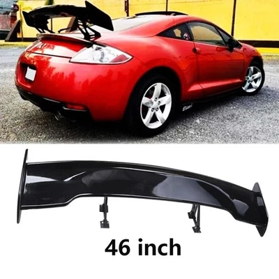 46" Car GT Style Trunk Rear Spoiler Wing Gloss Black For Mitsubishi Eclipse 4G Foto 1 de 4