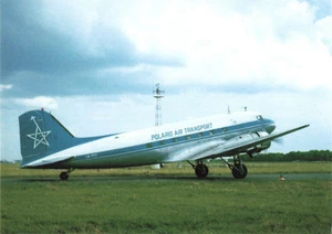 Postcard Airline Polaris Air Transport LN-RTE at Antwerp, Belgium CC8. - Picture 1 of 2