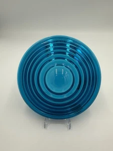 Blue Glass Lens Signal Lamp Kopp Glass Inc. 69-59 Tested A.A.R. - Picture 1 of 4