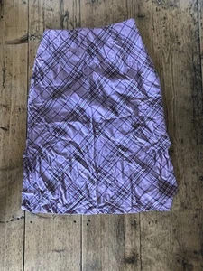 Forever 21 Midi A-Line Skirts Women Size L Pink Diamond Pattern - Picture 1 of 2