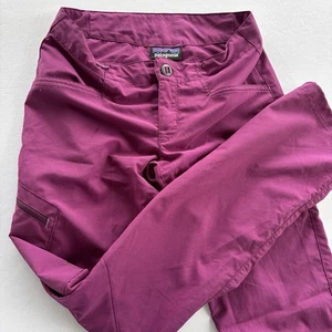 Patagonia Quandary Hiking Pants Women’s 8 Purple Nylon Stretch Outdoor 83076 - Picture 1 of 14