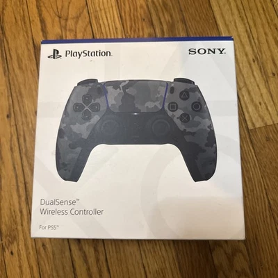 NEW PlayStation 5 DualSense Wireless Controller Gray Camouflage PS5 - Image 1 of 4