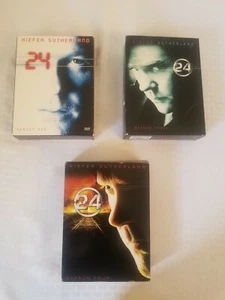 24 tv series Kiefer Sutherland Season 1 season 3 and season 4 20 disc box sets - Picture 1 of 4