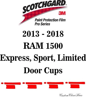 3M Scotchgard Paint Protection Pro Series 2015 2016 2017 2018 Ram 1500 Sport - Image 1 of 3
