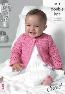 King Cole Dk Häkeln Muster Kleid Strickjacke Hut 4416 - Bild 1 von 2