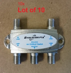 FTA  DiSEqC MULTI Switch 4X1, Evolution EV-41C  - Picture 1 of 5