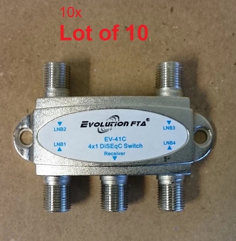 FTA  DiSEqC MULTI Switch 4X1, Evolution EV-41C  - Image 1 of 4