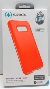 Custodia trasparente Presidio Speck Samsung Galaxy S8+ Plus arancione fluo 90258-6498 - Foto 1 di 4