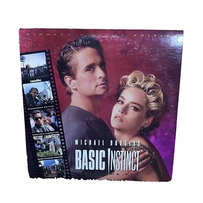 Basic Instinct Laserdisc 1992 2 Disc Widescreen Directors Cut Unrated - Image 1 of 2
