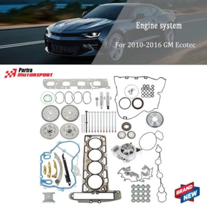 Kit de engranajes de cadena de distribución + juego de pernos de junta de culata aptos para GM Ecotec 2010 2012-2016 - Imagen 1 de 11