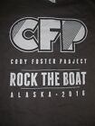 Cody Foster Project Rock The Boat Alaska 2016 T Shirt Large Folk Art Tad Hill