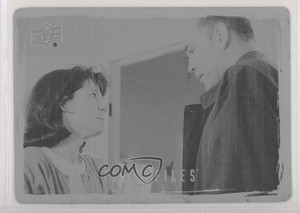 2019 Upper Deck X-Files: UFOs and Aliens Printing Plate Black 1/1 #65 5l3