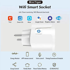 4Pcs  WiFi Smart Life Socket Plug Steckdosen Buchsen 16A/20A Alexa google de