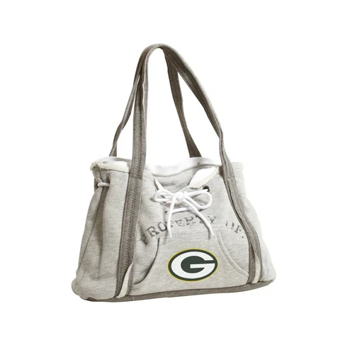 Littlearth Hoodie Purse Green Bay Packers 9.5” x 15.5” x 4” Grey Cover