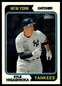 2023 Topps Heritage numero alto KYLE HIGASHIOKA cromato/999 #633 - Foto 1 di 2