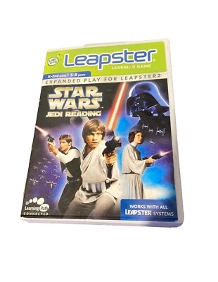 LeapFrog Leapster Learning Game Star Wars Jedi Reading K-2nd Gr. 5-8 Yrs w/Guide - Image 1 of 4