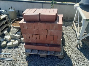 ziegelsteine backsteine Feuerfest 6,5 x 12 x 24,5 cm - 99 Stück - Bild 1 von 4