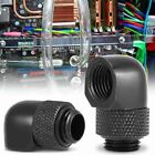 90 Degrees PC Water Cooling Two touch Fitting G1/4 Thread Elbow Barb Connector