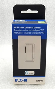 NEW EATON WFD30 SMART 3-WAY WIFI DIMMER SWITCH ALEXA GOOGLE - Picture 1 of 6